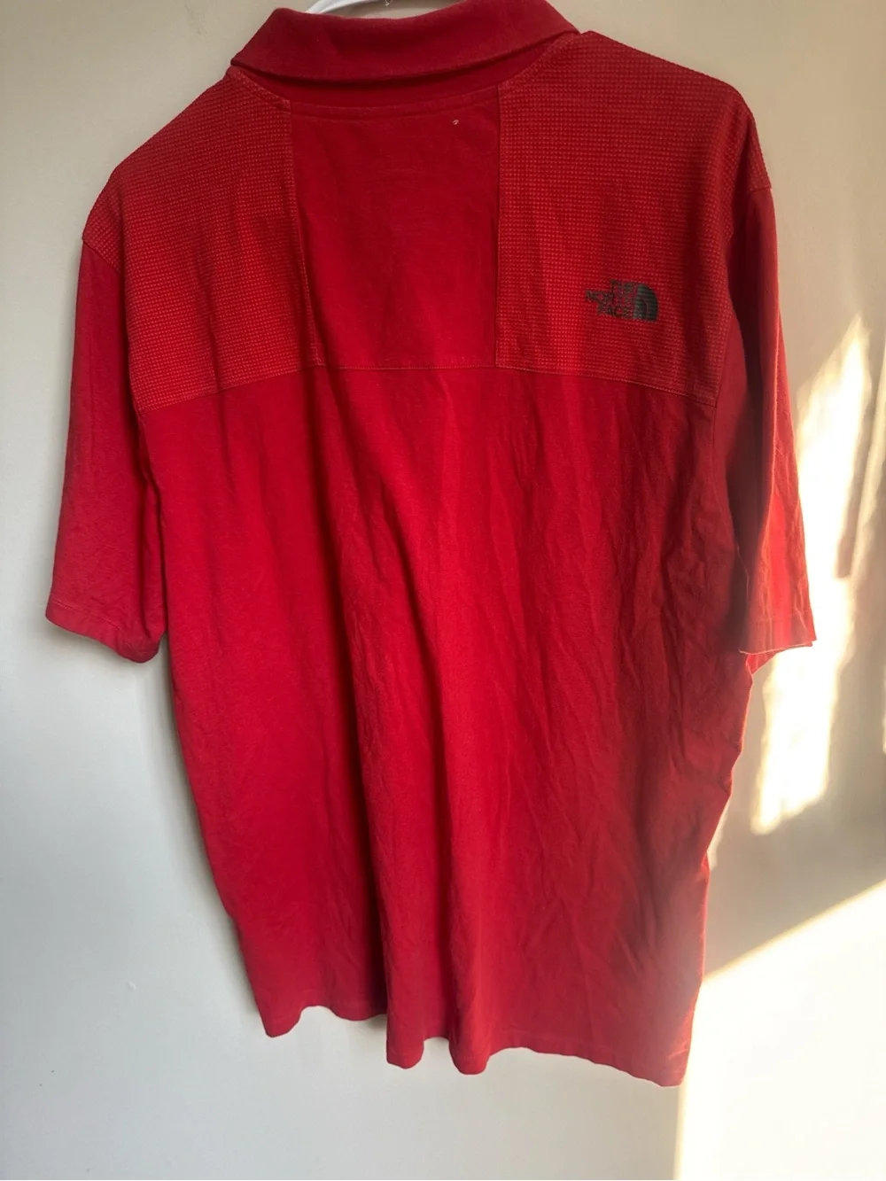 The North Face Men's Red Short-Sleeve Polo